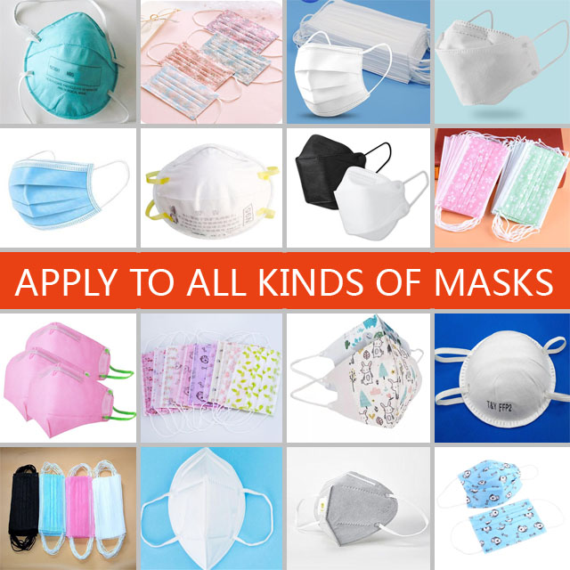 Échantillons gratuits Masque anti-adhésif de l'eau Masque non tissé rouleau pour médical