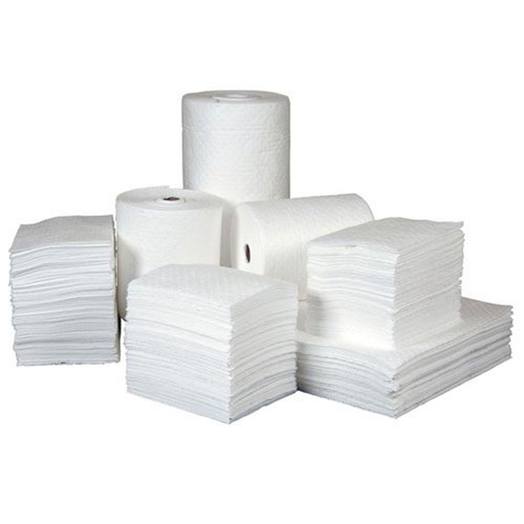 100 cm * 200 cm PP-2 huile de déversement feutre absorbant seulement